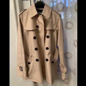 Coach Trench Raincoat Jacket Nude Blush